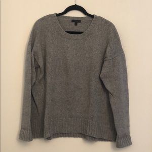 J. Crew oversized knit gray sweater